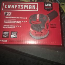 5”  20v Random Orbit Sander