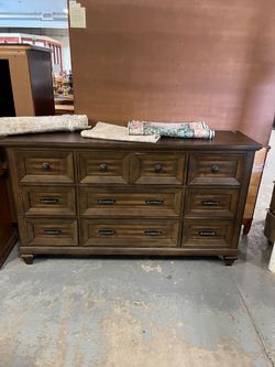 Large brown dresser (in store)