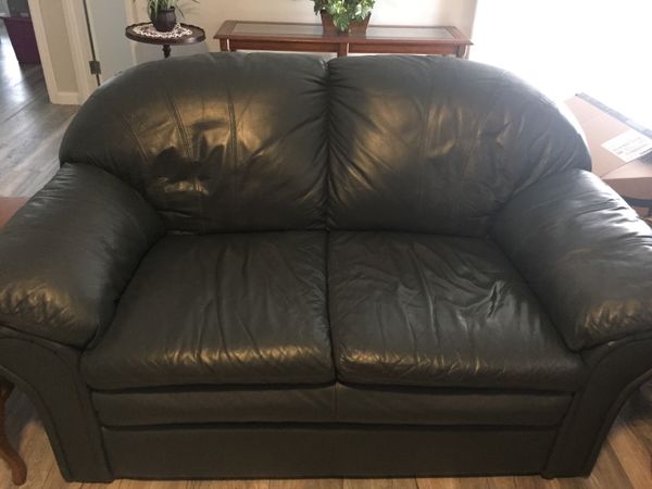 Dark Green Leather Sofa Great Condition For In El Cajon Ca Dark Green Leather Sofa Great Condition