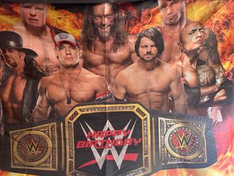 WWE Birthday Banner