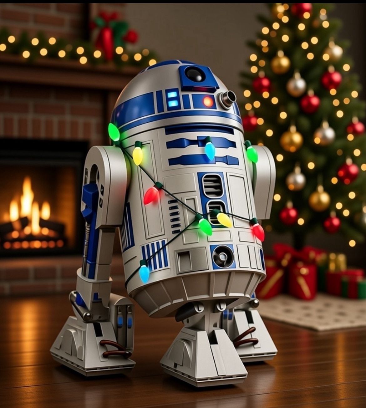 Star Wars 3.5 ft. Animated LED R2D2 Decoration Animatronic Home Depot