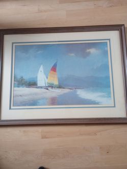 Nautical Watercolor signed Lack 85