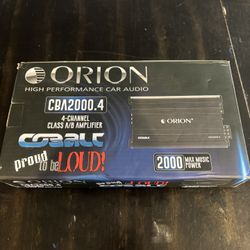 Orion High Performance Car Audio 4 Channel Amplifier