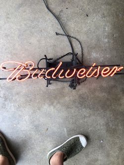 Budweiser neon