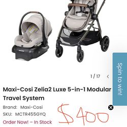 Maxi-Cosi Zelia 2 Luxe Travel System