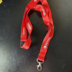 Nintendo Switch Red Lanyard Video Game Merchandise Official Series Collectible