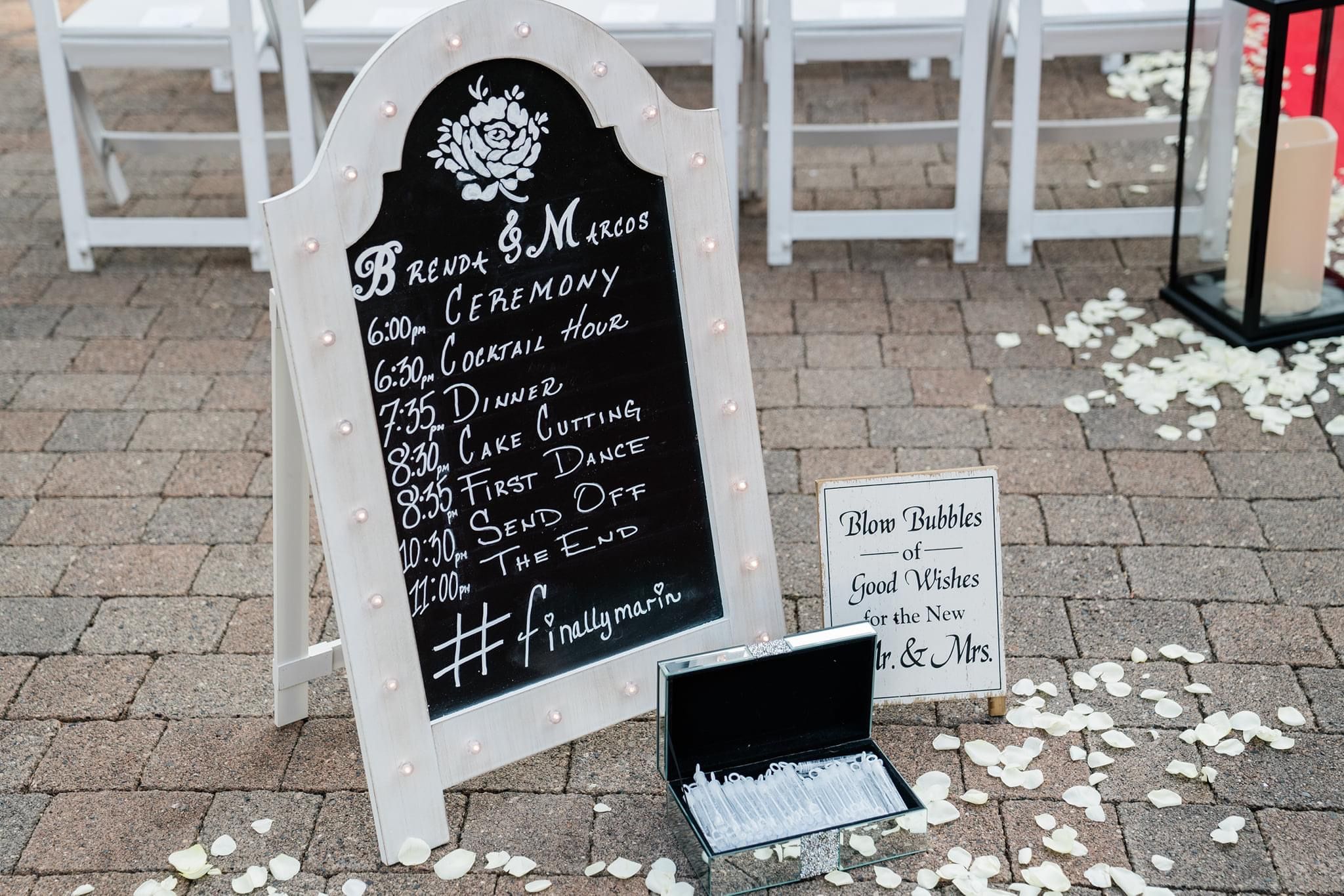 Send Off Wedding Sign 