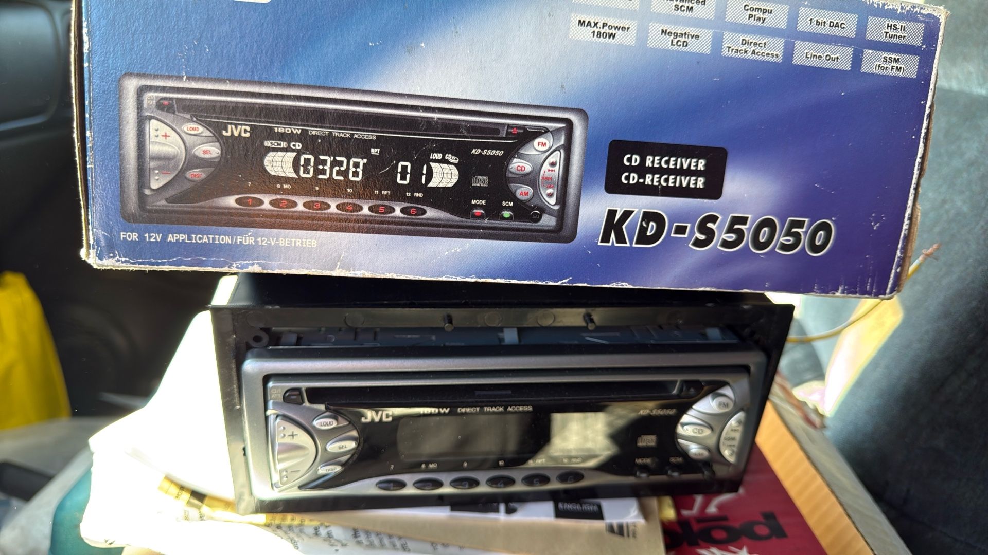 Jvc Cd Player Car Audio Vintage