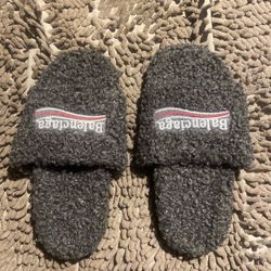 Balenciaga Fluffy Slide Sandals