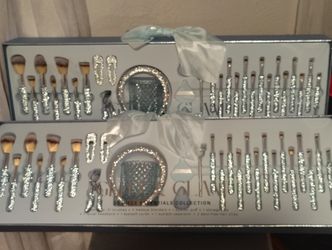 Set De Brochas Glitz And Glam  Color Ice Blue 