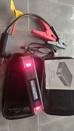 Type S 8000mAH Portable Auto Battery Jump Starter Power Bank Flashlight *New