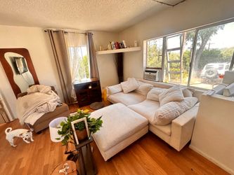 Couch and ottoman for sale