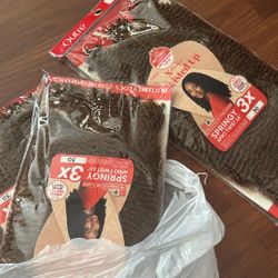 3 packs of 3x X-pression hair 