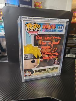 Signed naruto eating ramen popeteers signature exclusive