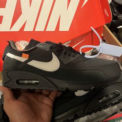 Nike x Off White Airmax 90 “Black/White” SIZE 10.5M FOR SELL NOW! 🚨🚨