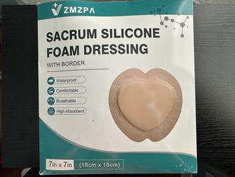 ZMZPA Sacrum Silicone Foam Dressing with Border