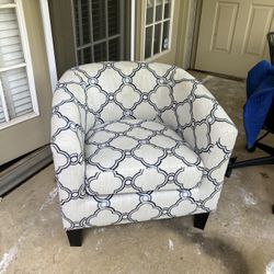 Patterned Arm Chair