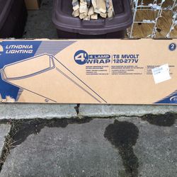 4' T8 White wraparound light (Lithonia Lighting)