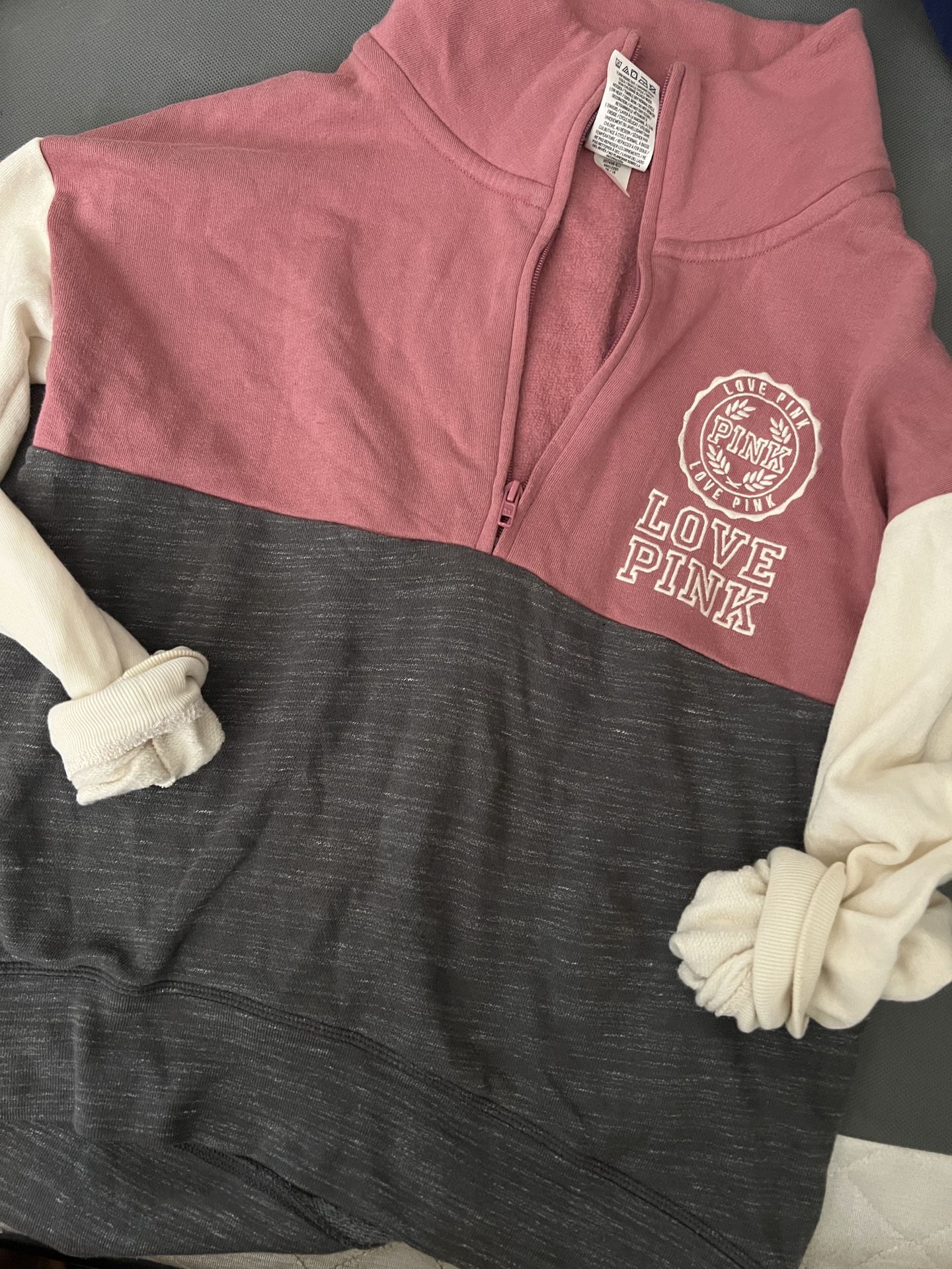 Victoria Secret PINK Pullover Jacket/sweater Half Zip XS
