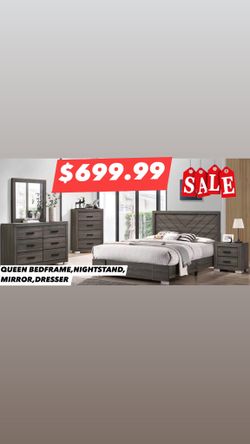 4pcs Queen Bedroom Set 