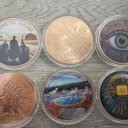 Collectable 5 oz. Copper Rounds