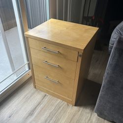 Wood Filing Cabinet