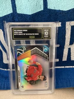 2022 Bowman #84 Rookie Gen. Mint 10. Jarren Duran Gen. Mint 10