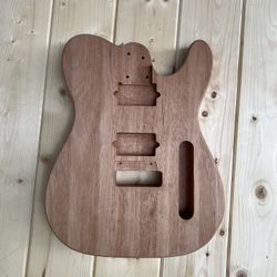 Right- Handed T- Style HH Guitar Body/ 2 Piece Mahogany/ Suhr- Inspired/ CNC Cut/ Weight: 4.5 Lb ( 2.04 kg)