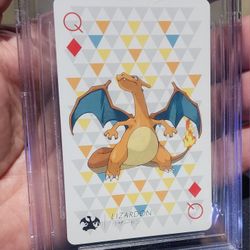 FOR SALE / NFT -  POKEMON BECKET 9.5 - 2013 CHARIZARD Y POKER SET CARD QUEEN OF HEARTS #QD
