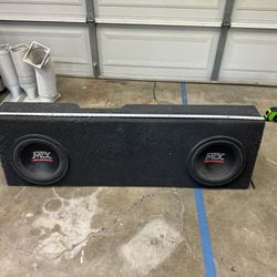 10" MTX Subwoofers And 250W Amplifier 