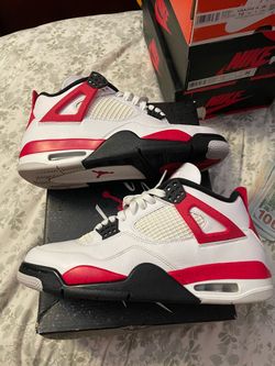 Jordan 4 Red cement