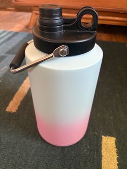 1 Gallon Double Insulated Pink and Blue Water Jug