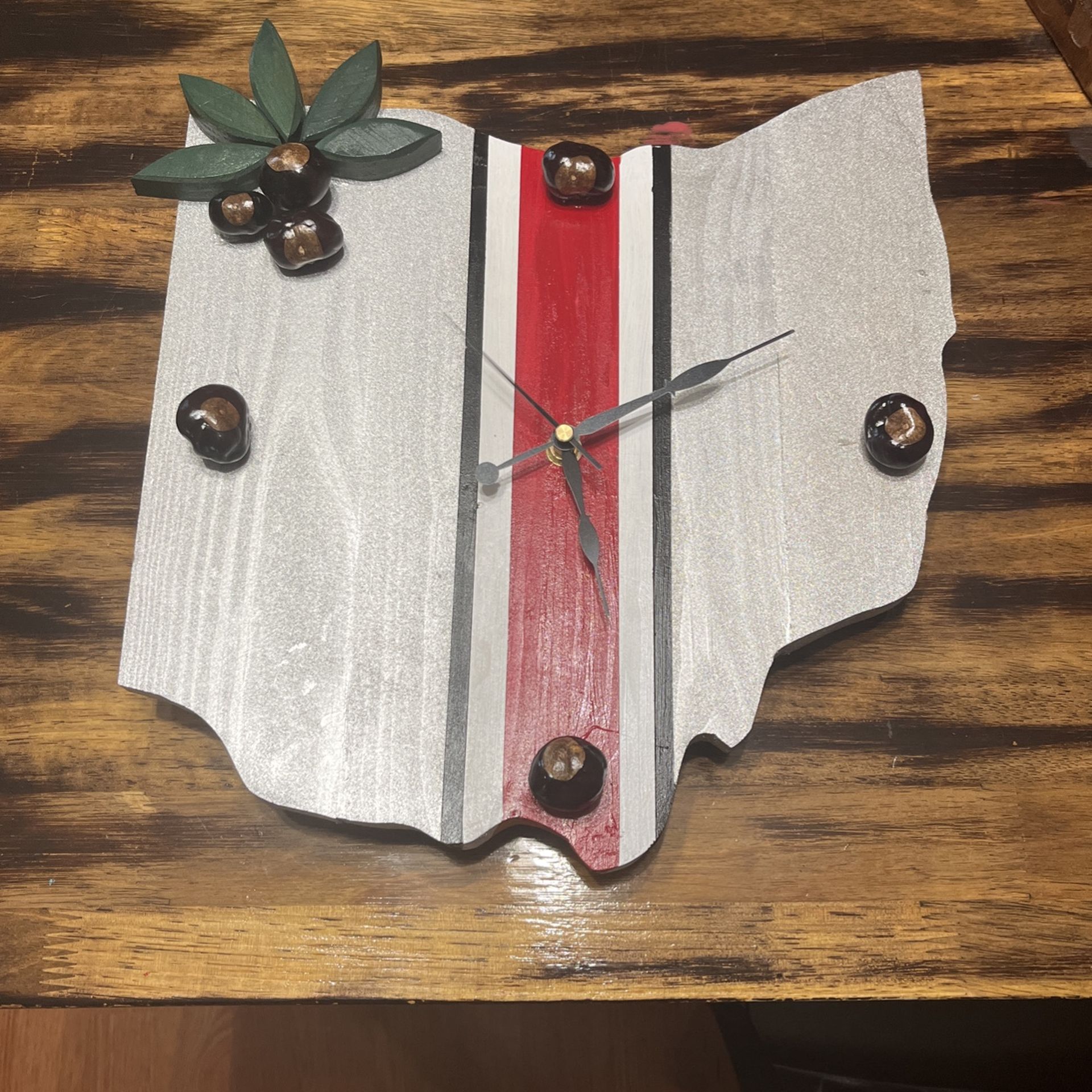 Hand made OSU clock