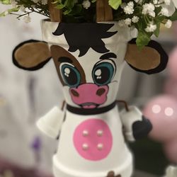 Cow Flower Pot