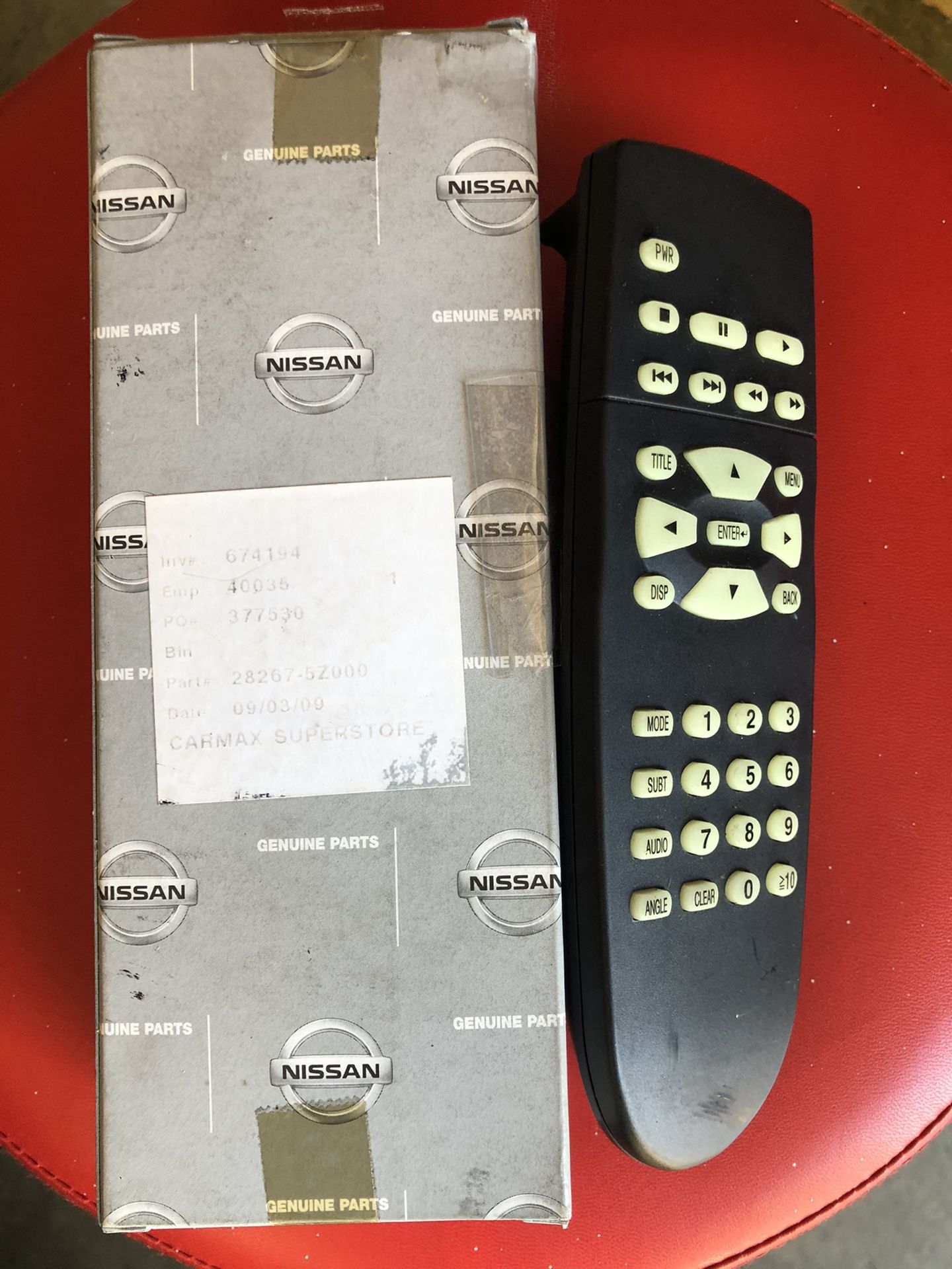 Nissan / Infiniti TV Remote