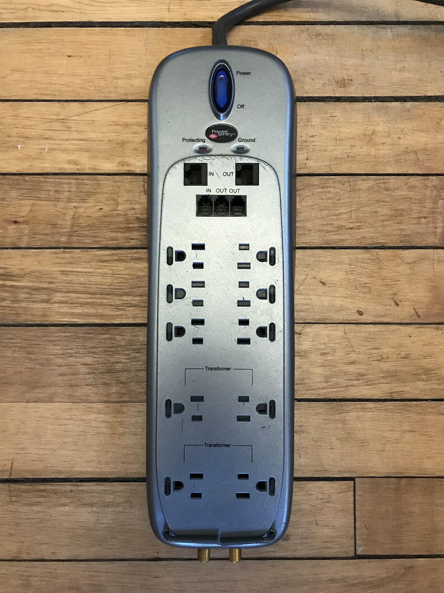 10-Outlet Surge Protector w/ 12-Foot Cable