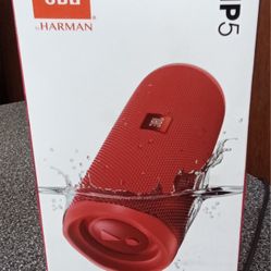 JBL Flip 5 Red Portable Bluetooth Speaker (Open Box)