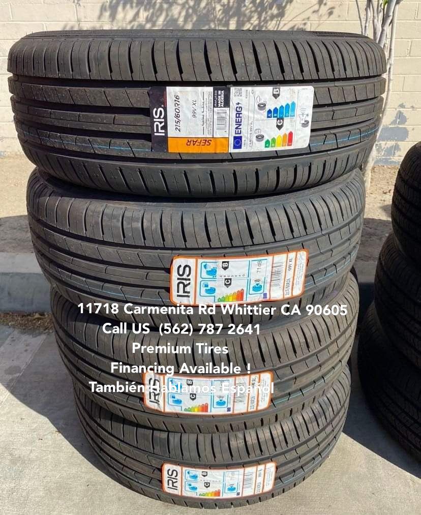 215/60R16 Iris New Set of Tires FREE Install & Balance Set de Llantas Nuevas Instaladas Y Balanceadas WE FINANCE, Tambien Financiamos ‼️‼️