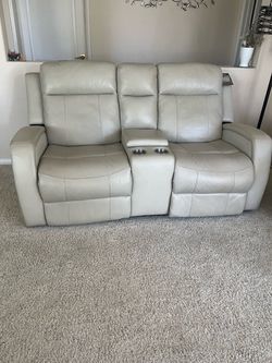 Leather Power Recliner