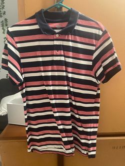 Striped Short Sleeve Polo Shirt