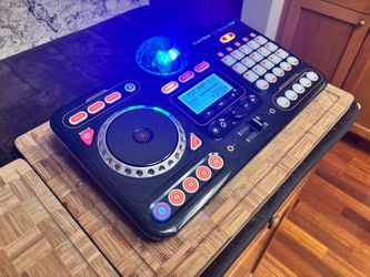 VTech KidiStar DJ Mixer Electronic Learning Toy System, Black, Ages 6+