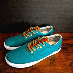 Xray Teal Canvas Sneakers Unisex Men’s 8.5 / Women’s 10 Casual Lace-Up NWOT