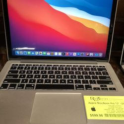 2015 Apple MacBook Pro i5 2.70GHz 8GB RAM 512GB SSD 13.3” Webcam WiFi Bluetooth HDMI macOS Big Sur 