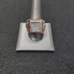 Men's Gold Diamond Ring