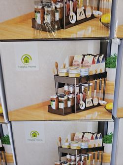 Helpful Home 2-Tier Kitchen Counter Organizer