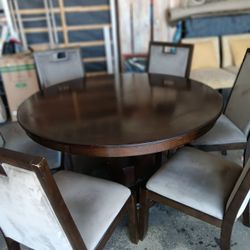 Ashley Brand Dining Table and 6 Chairs