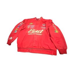Dale Earnhardt JR. Chase Authentic Bud NASCAR Jacket Size X-Large Budweiser Beer