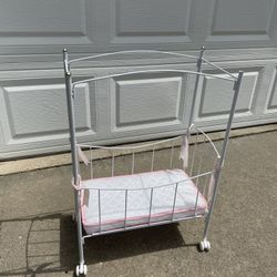 Doll Carriage With Wheels