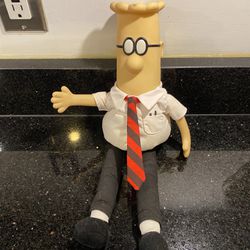 GUND Dilbert Doll Dilbert Comic Strip Character Plush Toy 16”
