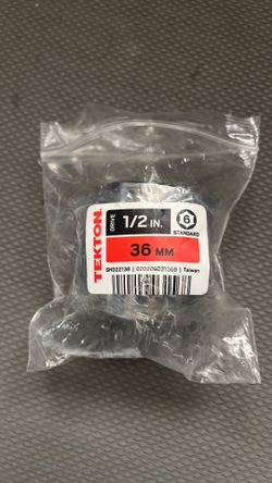 Tekton 36mm 1/2" Drive Socket - Metric (Used Once)